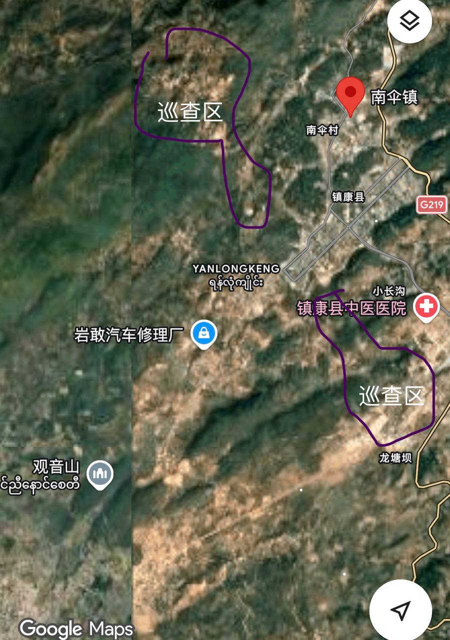 南伞警方排查偷渡并管控边境线